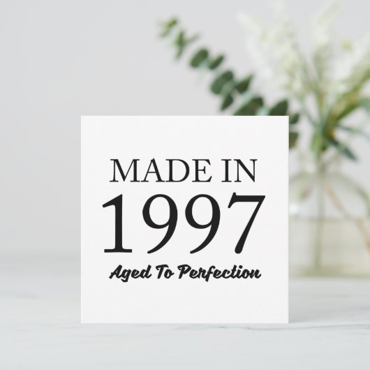 Afgezet in 1997 kaart (Staand voorkant)