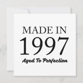 Afgezet in 1997 kaart (Voorkant)