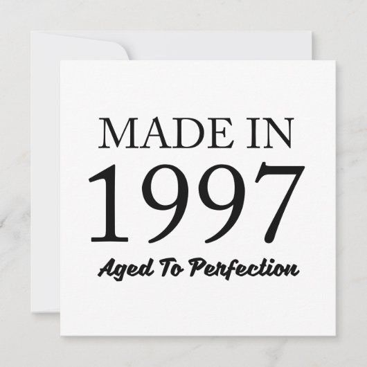 Afgezet in 1997 kaart (Voorkant)