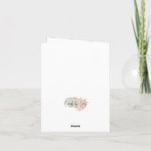 Afgezien van de dankbaarheid dank ik u voor het We Kaart (Achterkant)