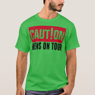 Afgezien vrijgezellenfeest mannen op tour t-shirt