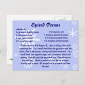 Afgezochte Pecans Recipe Post Card Briefkaart