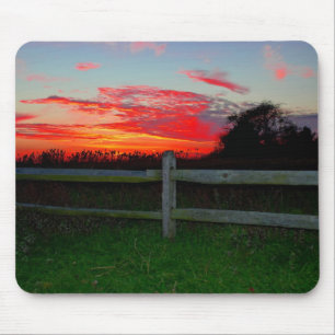 Afgezonderd in Sunset Mousepad Muismat