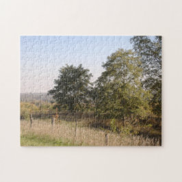 Afgezonderde hilltop Uitzicht puzzel
