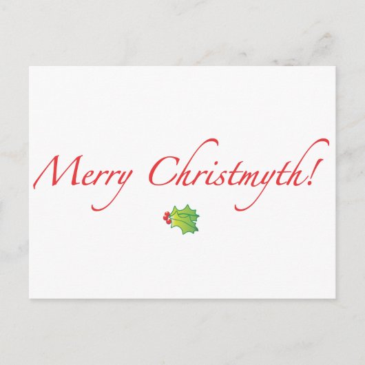 (Afgezwakt) Vrolijke Christmyth! Feestdagenkaart (Voorkant)