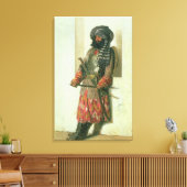 Afghaans, 1870 canvas afdruk (Insitu (Woonkamer))