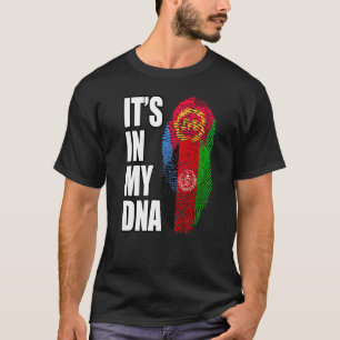 afghaans en eritrees mengen dna-vlaggenerfgoed t-shirt