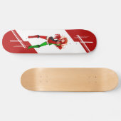 Afghaans meisje Manga Anime verkleed in vlag Persoonlijk Skateboard (Horizontaal)