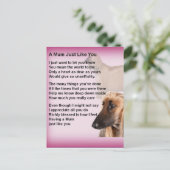 Afghaans ontworpen - Mum Poem Briefkaart (Staand voorkant)