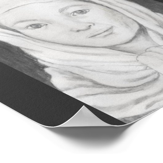 Afghaans schoolmeisje poster (Hoek)