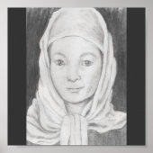 Afghaans schoolmeisje poster (Voorkant)