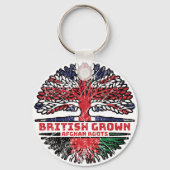 Afghaans uk Verenigd Koninkrijk - Britse boom Sleutelhanger (Achterkant)
