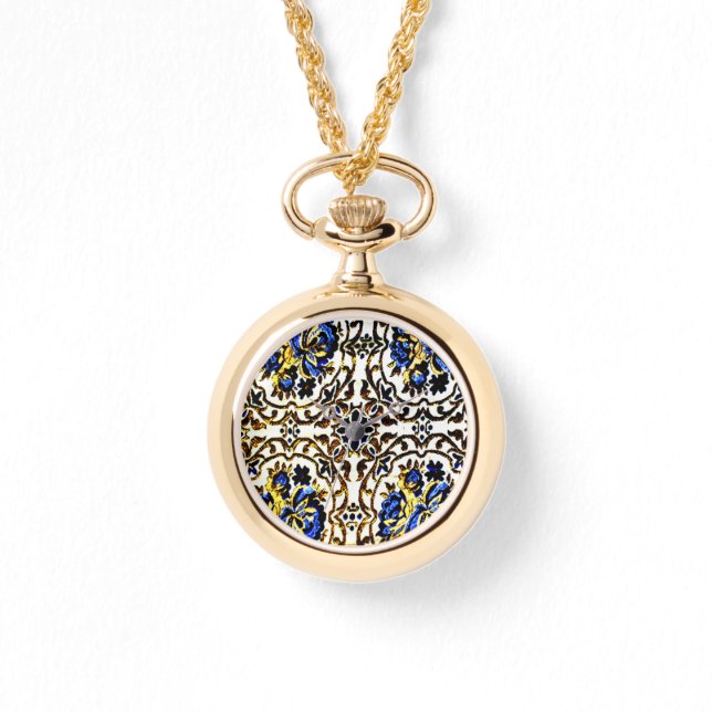 Afghaanse beddegoed horloge (Voorkant)