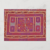 Afghaanse bruiloft textiel briefkaart (Voorkant)