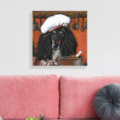 Afghaanse Chef Canvas Afdruk (Insitu (Woonkamer))
