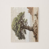 Afghaanse dennenboom legpuzzel (Verticaal)