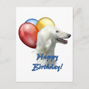 Afghaanse Gelukkige Verjaardagsballon Briefkaart