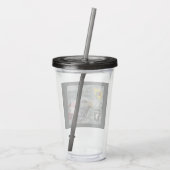 Afghaanse gevechtsveteraan - 101ste luchtverkeersd acryl drinkbeker (Achterkant)