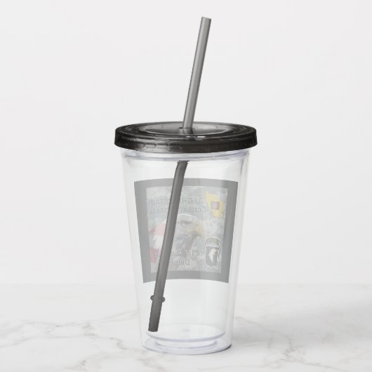 Afghaanse gevechtsveteraan - 101ste luchtverkeersd acryl drinkbeker (Achterkant)