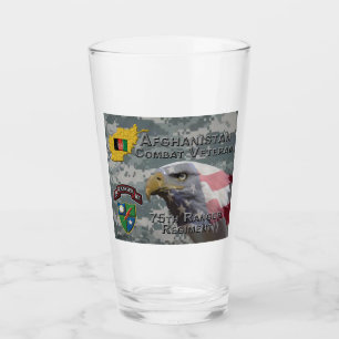 Afghaanse gevechtsveteraan 75e Ranger Regiment Glas
