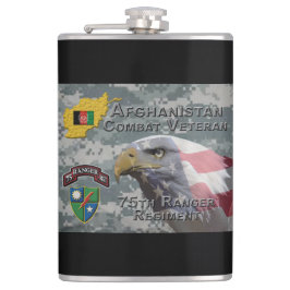Afghaanse gevechtsveteraan 75e Ranger Regiment Heupfles
