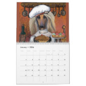 Afghaanse hond 2025 kalender (Jan 2026)