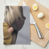 Afghaanse hond blond haar in broek theedoek (Quarter Fold)