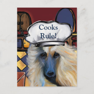 Afghaanse hond briefkaart