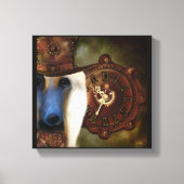 Afghaanse hond canvas afdruk (Voorkant)