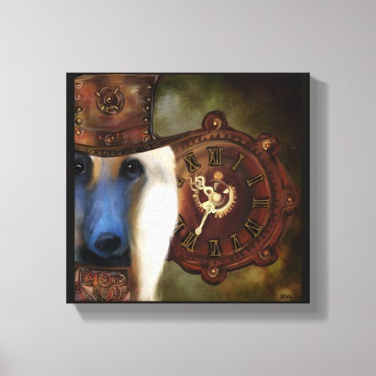 Afghaanse hond canvas afdruk (Voorkant)