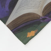 Afghaanse hond grillig Halloween schilderij Fleece Deken (Hoek)