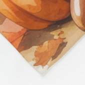 Afghaanse hond in de herfst verlaat Thanksgiving k Fleece Deken (Hoek)