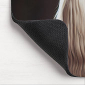 afghaanse hond in St. Patrick's Day Dress Muismat (Hoek)