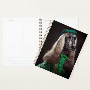 afghaanse hond in St. Patrick's Day Dress Planner