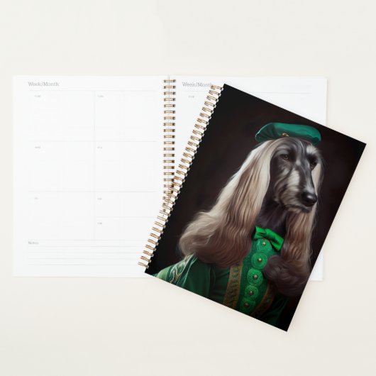 afghaanse hond in St. Patrick's Day Dress Planner (Display)