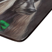 afghaanse hond in St. Patrick's Day Dress Snijplank (Hoek)