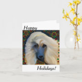 Afghaanse hond      kaart (Gele Bloem)