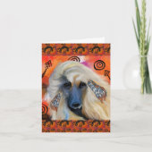 Afghaanse hond     kaart (Voorkant)