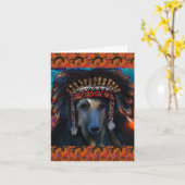 Afghaanse hond    kaart (Gele Bloem)