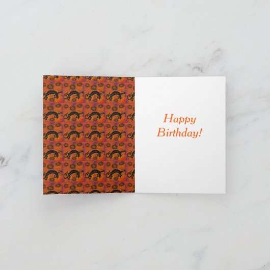 Afghaanse hond kaart (Binnen)