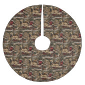 Afghaanse hond Kerstmis Feest Kerstboom Rok (Voorkant)