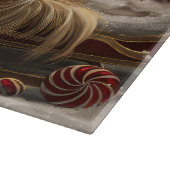 Afghaanse hond Kerstmis Feest Snijplank (Hoek)