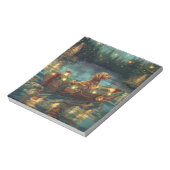 Afghaanse hond kerstvakantie notitieblok (Linkerzijde)