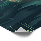 Afghaanse hond kerstvakantie poster (Hoek)