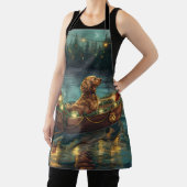 Afghaanse hond kerstvakantie schort (Insitu)