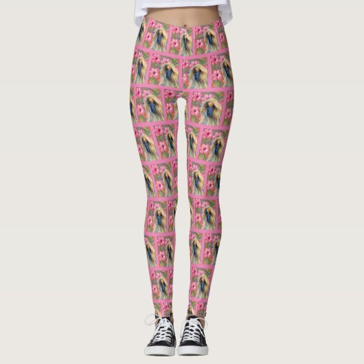 Afghaanse hond leggings (Voorkant)