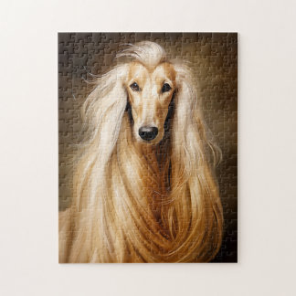 Afghaanse hond legpuzzel