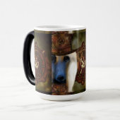 Afghaanse hond magische mok (Voorkant links)