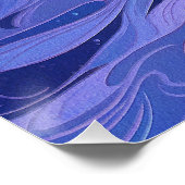 Afghaanse hond met sterrenhemel en water 001 perfect poster (Hoek)