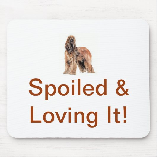 Afghaanse hond muismat (Voorkant)